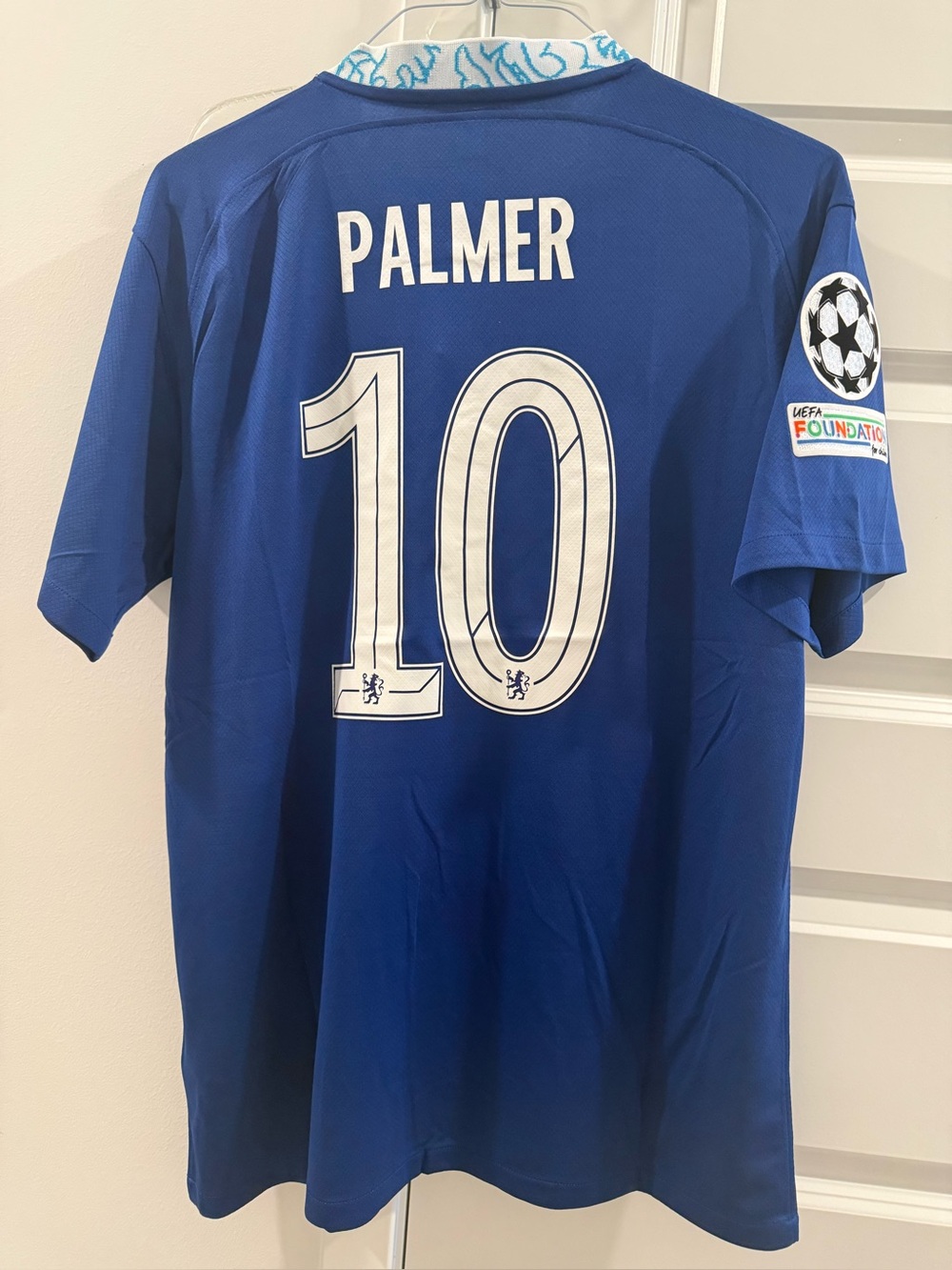 NWT 22-23 Chelsea Home Palmer Fans Version Soccer Jersey XXL